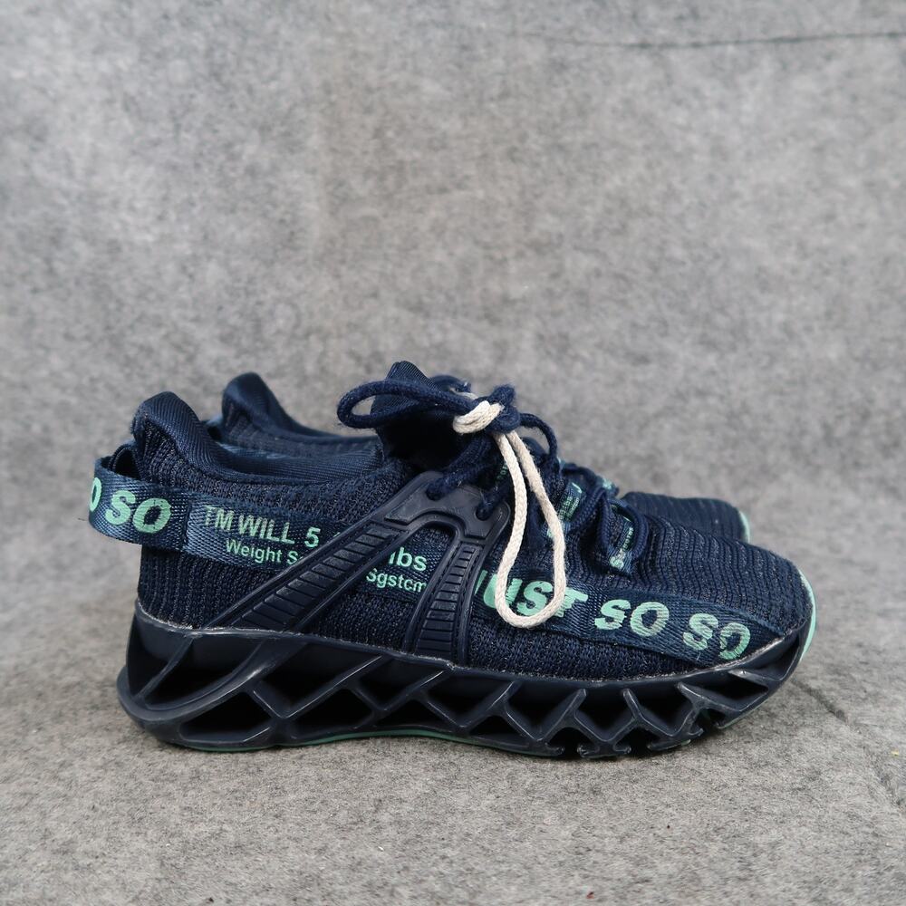 Athletic Trainers Kids 13.5 Sneakers Just So So Running Active Lace Up Blue